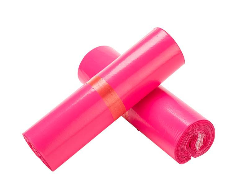 新平玫红色快递袋-02